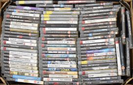 Seventy eight Sony Playstation 3 (PS3) games to include WWE Legends of Wrestlemania, Call of Duty