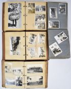 Set of three well filled West African interest photograph albums, circa 1945 relating to RAF