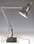 Herbert Terry Anglepoise lamp in black