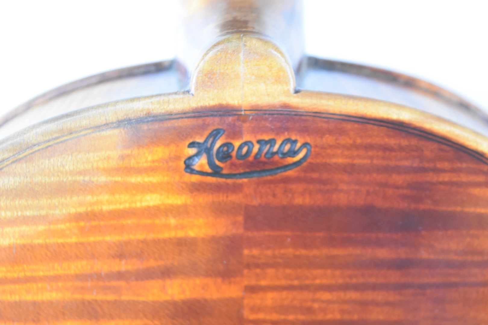 1924 Aeona violin labelled 'Koch & Sterzel A.=G. Dresden 1924 Aeona #I/524 nach Prof F J Koch W Z - Image 8 of 25