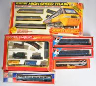 Hornby 00 gauge Inter-City 125 HST Diesel Three Car Train Set R556, together with a GWR Freight