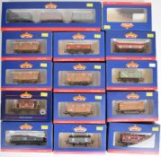 Sixteen Bachmann Branch-Line 00 gauge model railway goods wagons to include set of three Cornish