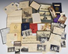 Royal interest ephemera and collectables relating to Miss Mary Mayes, who was a nurse, born in 1877,