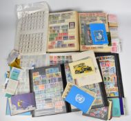 GB Commonwealth and world stamp collection including Middle East, Sweden (booklets, postcards),