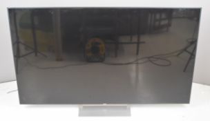 Sony KD-75XE9005 75 inch flatscreen LCD TV with LED backlighting, dated 2017/10 to label