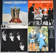 Approximately 30 albums including Wings, Abba, Manfred Mann, The Mamas and The Papas, Shakin'