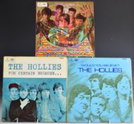 The Hollies - 3 albums all with Factory Sample Not For Sale stickers comprising Would You