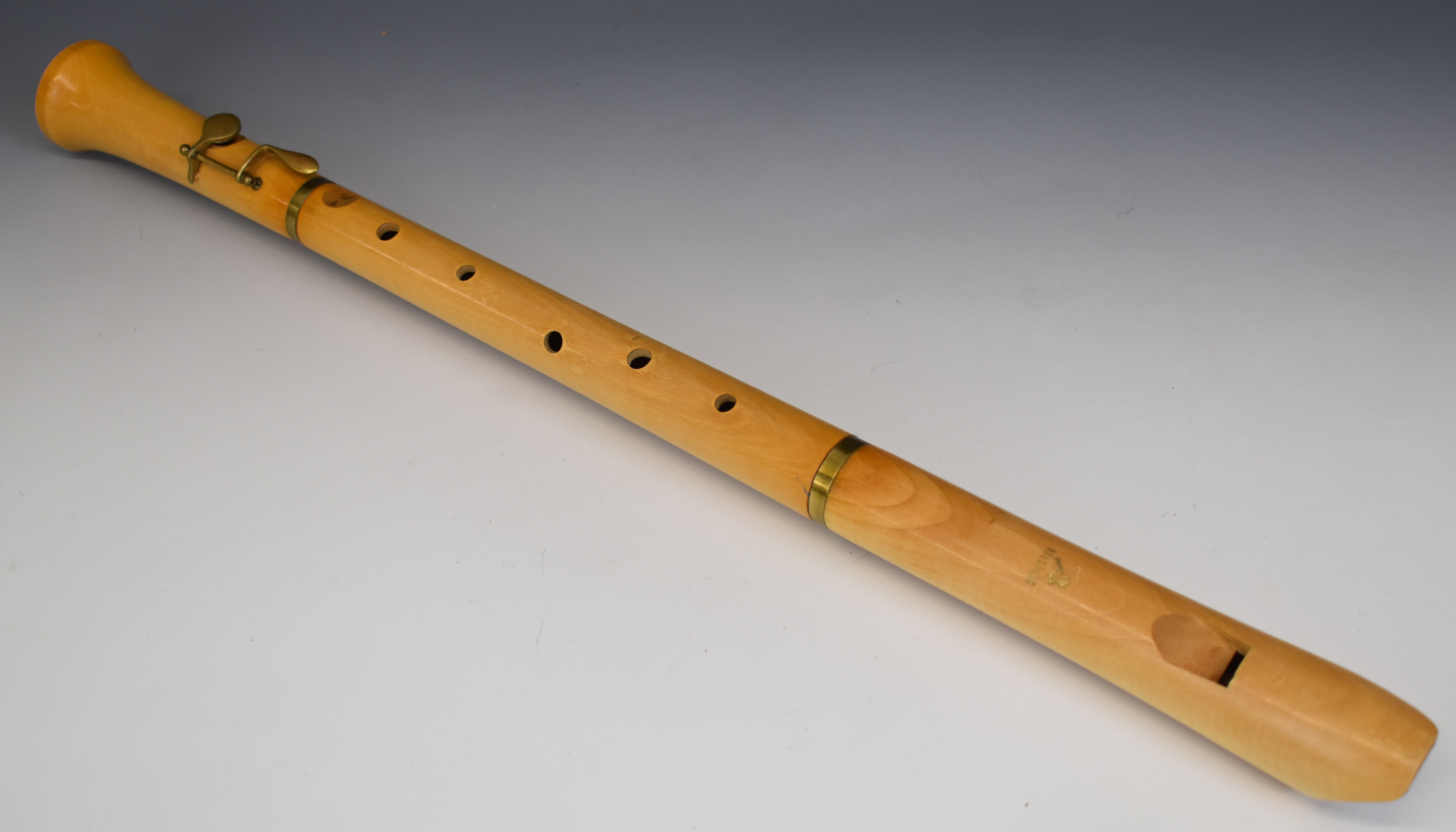 Roessler three piece tenor recorder, in original fitted box - Image 2 of 3