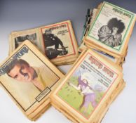 Approximately 70 Rolling Stone magazines from 1971 onwards