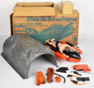 A vintage GI Joe Official Sea Sled and Frogman by Hassenfeld Bros (Hasbro), 1966 Sears exclusive
