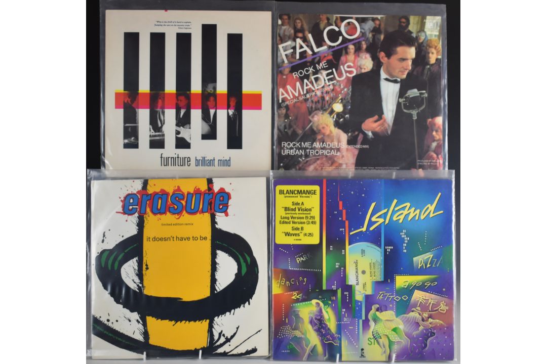 Approximately seventy 12" singles including Blancmange, Simple Minds, Genesis, Frankie Goes To - Image 1 of 4