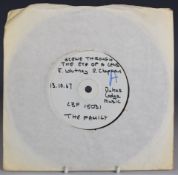 The Family - Scene Through The Eye Of A Lens test pressing, record appears VG. From the estate of