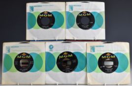 Approximately 100 singles, all MGM USA imports