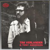 Tim Verlander and Tony Anderson (MR007) record appears Ex with note from Tom on label, cover Ex