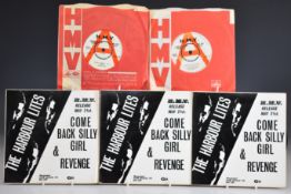 The Harbour Lites - Come Back Silly Girl (POP1426) three copies in promo sleeves, records and covers