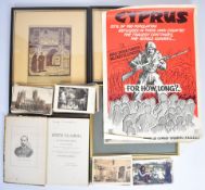 Cyprus / Cypriot interest political poster from the Cypriot Students Union, prints, books and