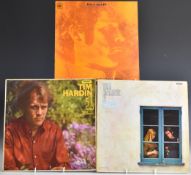 Tim Hardin - 3 albums comprising Tim Hardin 1 (VLP5018) with Factory Sample Not For Sale sticker,