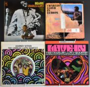 The Charles Lloyd Quartet - 4 albums comprising Love-In, Journey With, In Europe (all plum) and