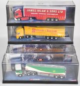 Five Corgi Modern Trucks 1:50 scale diecast model haulage vehicles to include Leyland DAF