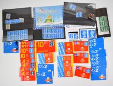 Large collection of 2nd class stamps in booklets and loose including blocks, approximately 267