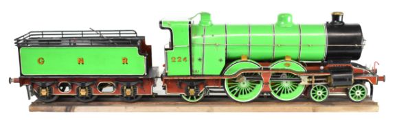 Masie 3½ inch gauge live steam 4-4-2 Great Northern Railway live steam tender locomotive numbered