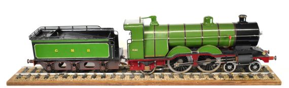Masie 3½ inch gauge live steam 4-4-2 Great Northern Railway live steam tender locomotive numbered