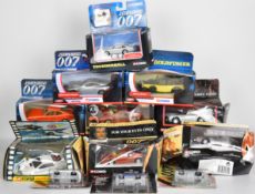 Thirteen Corgi James Bond diecast model vehicles to include Lotus Esprit 269, all in original