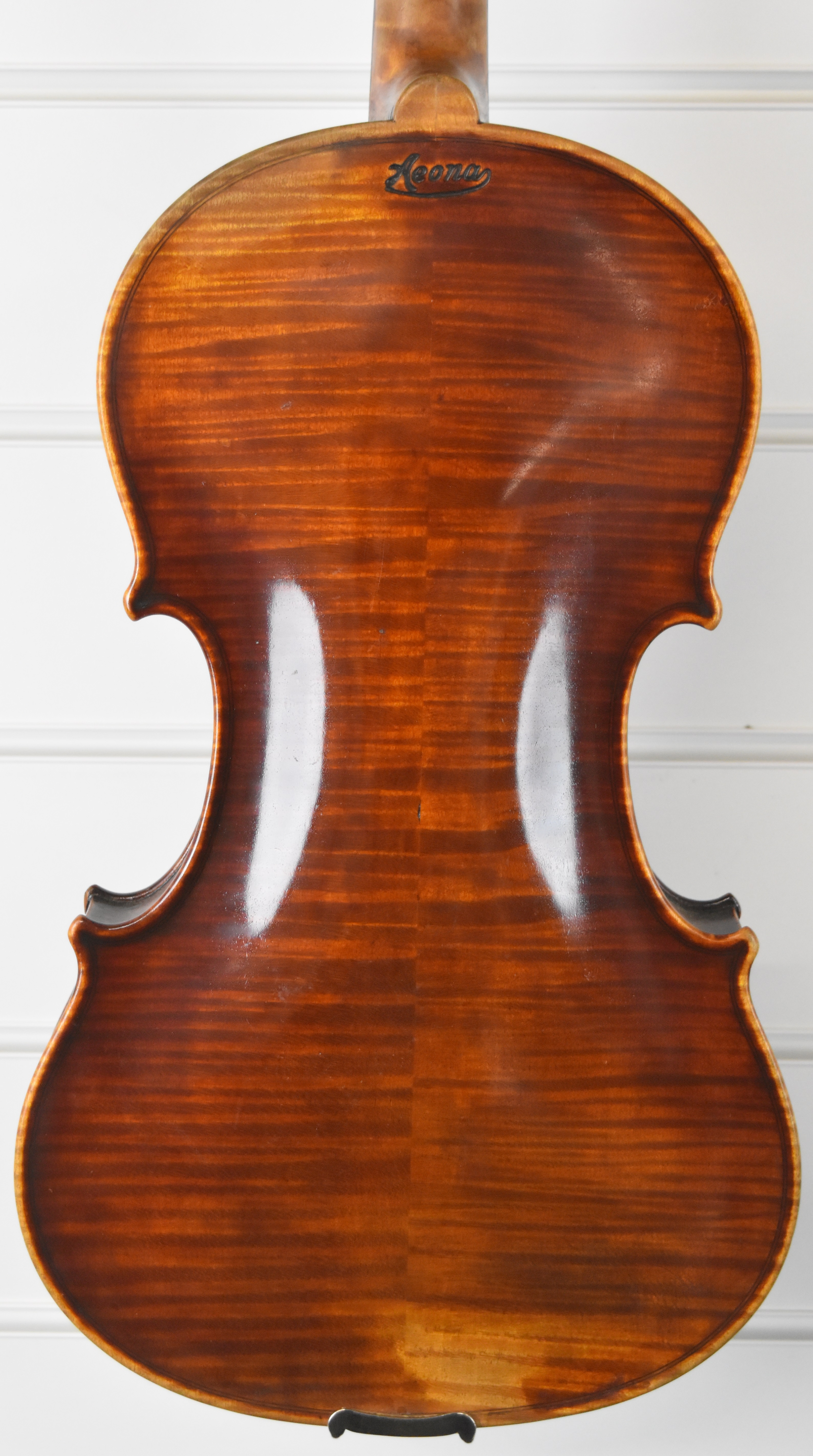 1924 Aeona violin labelled 'Koch & Sterzel A.=G. Dresden 1924 Aeona #I/524 nach Prof F J Koch W Z - Image 7 of 25