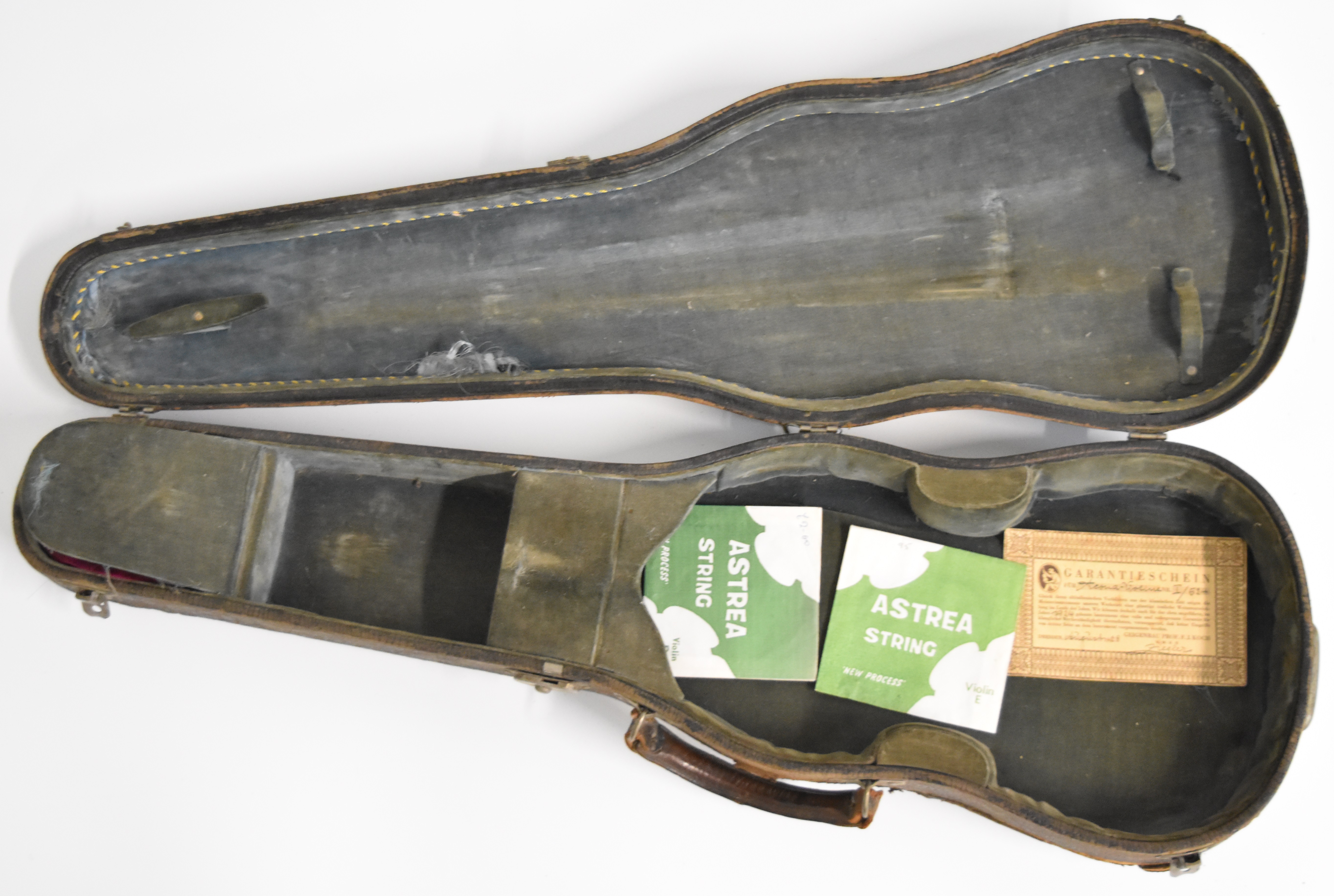 1924 Aeona violin labelled 'Koch & Sterzel A.=G. Dresden 1924 Aeona #I/524 nach Prof F J Koch W Z - Image 24 of 25