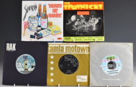 Approximately 300 singles R-S including Rod Stewart, Paul Simon, The Shadows, The Skids, The