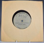 The Moody Blues - From The Bottom Of My Heart acetate. From the estate of music journalist Miranda