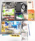 Mainly N gauge model railway accessories including On Track dual track controller, Tracksetta, Ratio