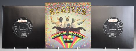 The Beatles - Magical Mystery Tour (MMT1) Factory Sample Not For Sale Stickers, records appear VG,