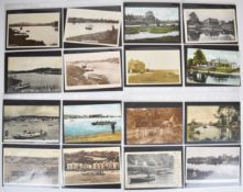 A large collection of vintage postcards, most relating to ferries, pleasure boats etc., including