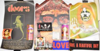 Collection of reproduction 1960s psychedelic posters, two Splash posters Sod Off and Puke,