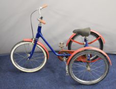 Pashley children's trike or tricycle, 76 x 104cm
