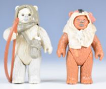 Two vintage Star Wars 'The Last 17' figures comprising Paploo and Lumat, the latter with bow