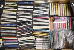 CDs - Approximately 90 CDs, mostly Rock plus cassettes