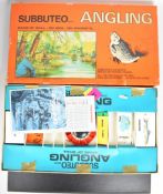 Subbuteo Angling board game in original box with board, cards, instructions etc.