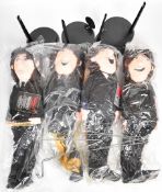 Four Beatles Forever Applause Dolls comprising John, Paul, George and Ringo complete with