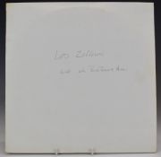 Led Zeppelin - Live On Blueberry Hill (LPVC8236) plain white labels, records appear VG