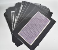 GB and Commonwealth mint stamps in sheets / part sheets and blocks