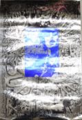 Martin Sharp Donovan psychedelic silver foil poster 'Sunshine Superman', silver and blue