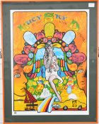 The Beatles Lucy In The Sky With Diamonds music poster designed by Ton Connell and Tom Cervenak,