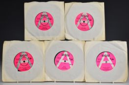 MGM - 12 demo singles comprising MGM1345, 1346, 1386-1392 and 1395-1397, records generally appear