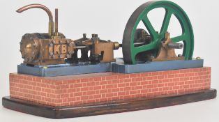 Kennion Brothers Ltd Tina live steam mill or stationary engine, with attached eccentric driven