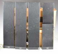KEF T Series T301 speakers together with T301C centre bar and T101 satellites, some in original
