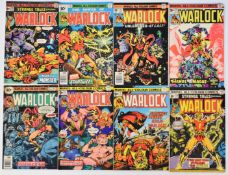 Eight bronze age Warlock comics by Marvel, to include Strange Tales issue #178 (1975) 1st appearance