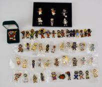 Fifty five Robertson's Golden Shred and other advertising pin badges, including football set of six,