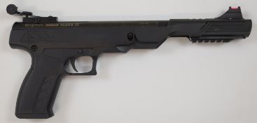 Benjamin Trail NP Mark II .177 target air pistol with textured composite grips and adjustable